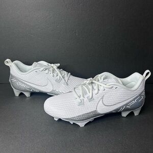 Size 8 Men’s Nike Vapor Edge Speed 360 2 Football Cleat White Silver DA5455-102
